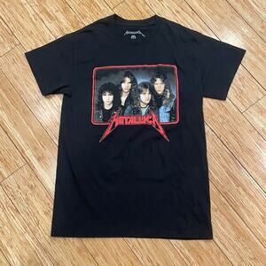 Metallica 80s group photo T-Shirt vintage retro thrash metal